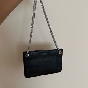 Sandro Black Chain Shoulder Bag